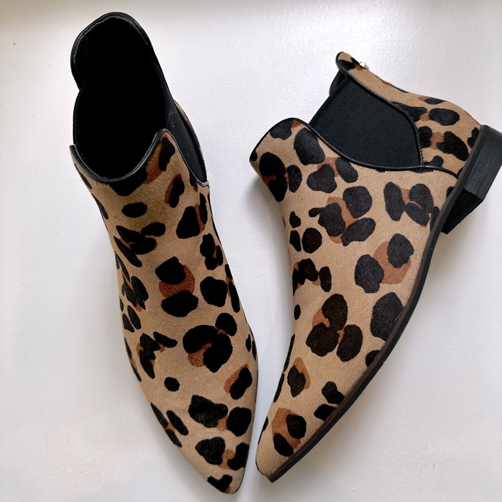 Cole Haan 8 Hara Genuine Calf Hair Chelsea Booties